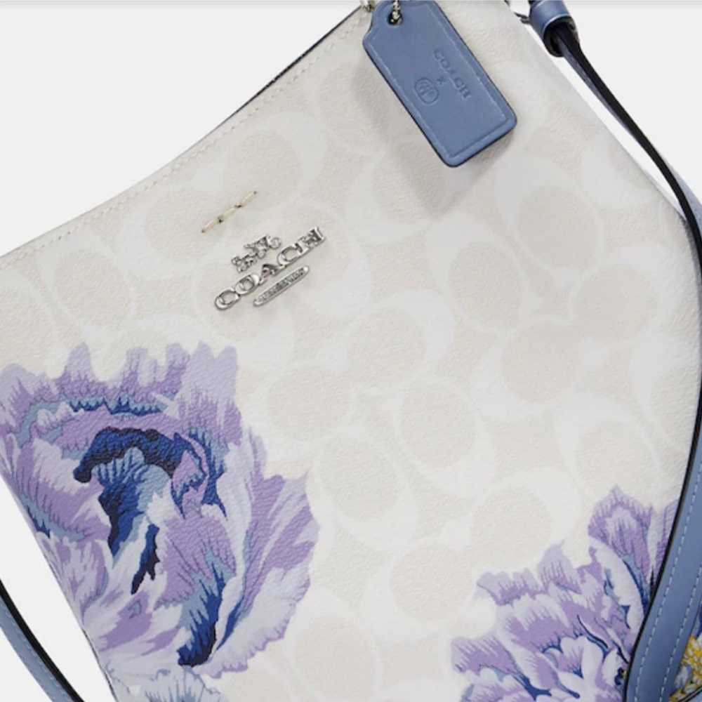 Coach Small Town Bucket Bag in Signature Kaffe Fassett Print